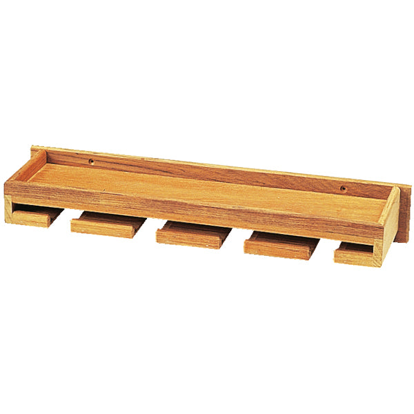 Roca vinglashållare med hylla, teak