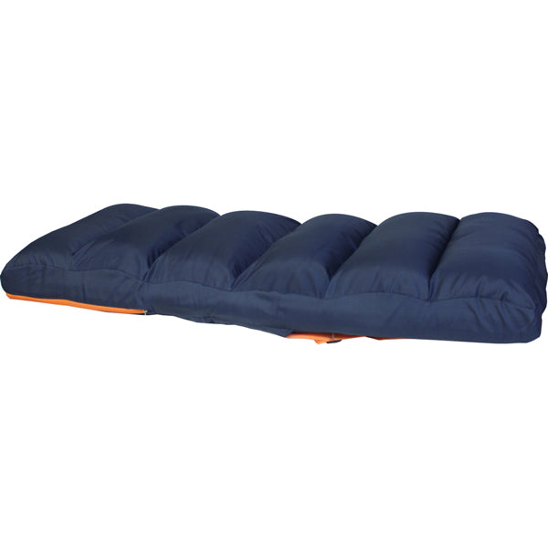 1852 fällbar sits Comfy Big, mörkblå/orange