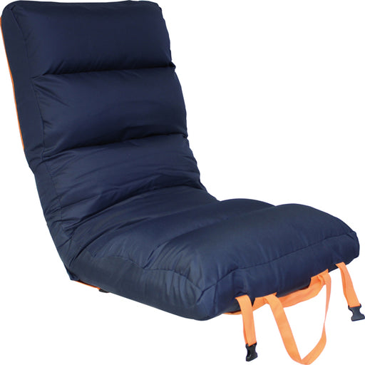 1852 fällbar sits Comfy Big, mörkblå/orange