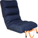 1852 fällbar sits Comfy Big, mörkblå/orange
