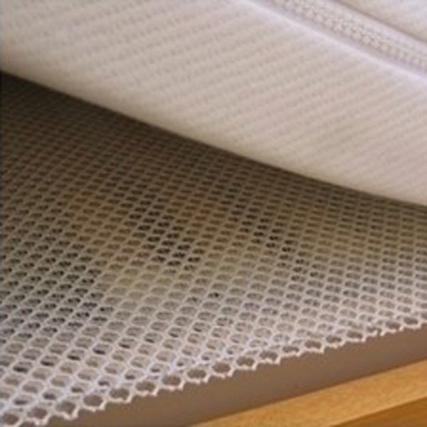1852 Madrassunderlägg 3D airmesh vit, 2x2m