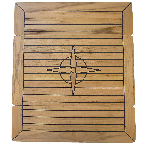 Teakbordsskivor fällbart 60x70/35 cm