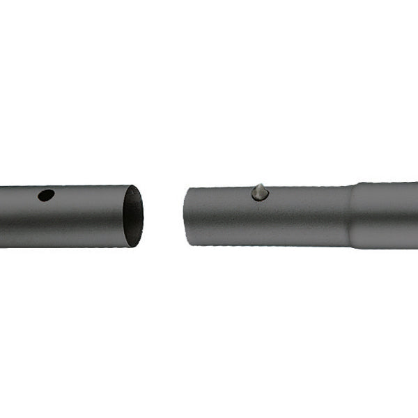 Paddel svart alu 210 cm, Ø25 mm