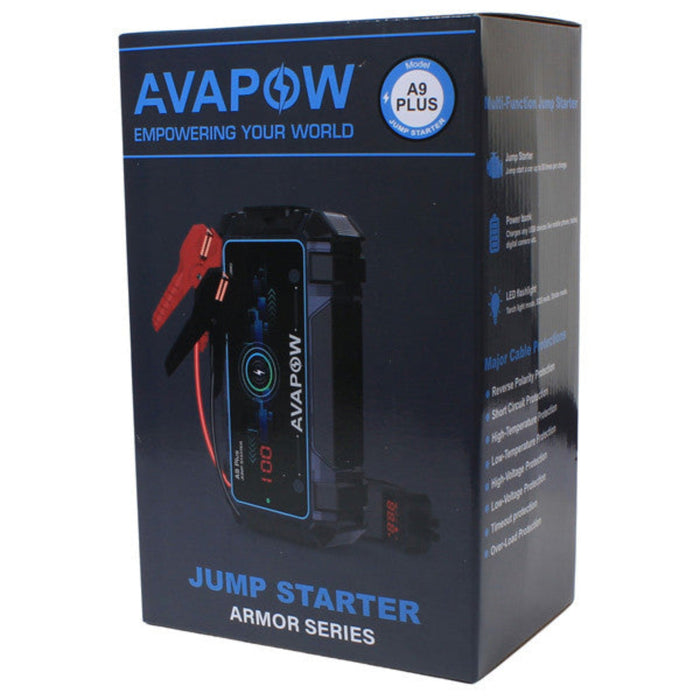 Avapow Jumpstarter A9 Plus inkl. väska 2000A 12V