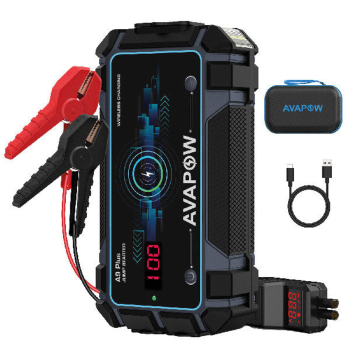 Avapow Jumpstarter A9 Plus inkl. väska 2000A 12V