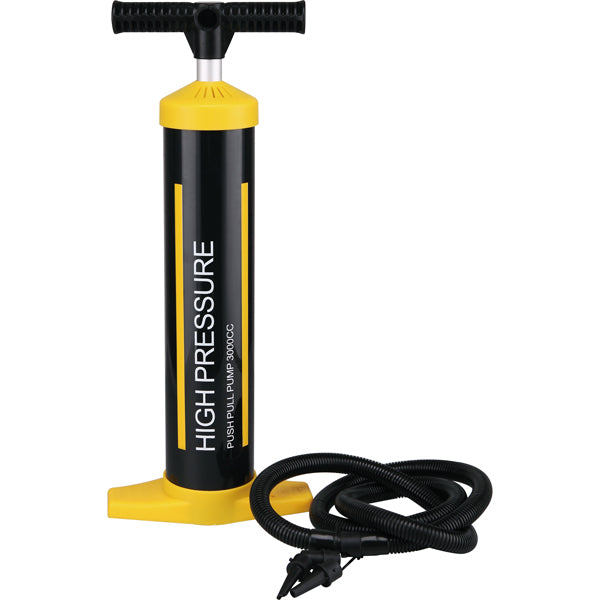 Handpump högtryck 3 L, 2 bar, adapter även för gummibåt