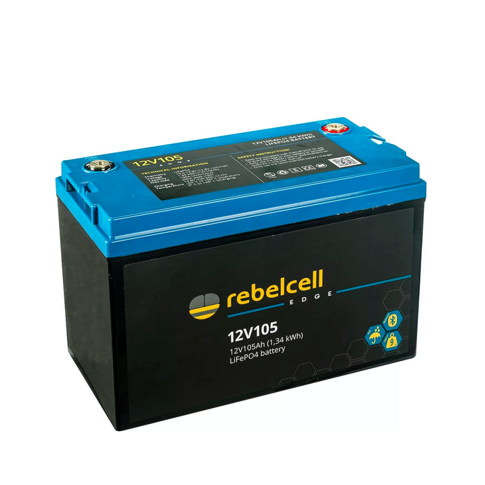 Rebelcell 12V105 EDGE LiFePO4 Batteri