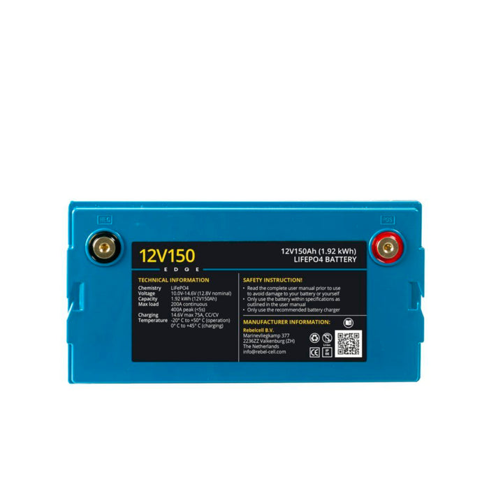 Rebelcell 12V150 EDGE LiFePO4 Batteri