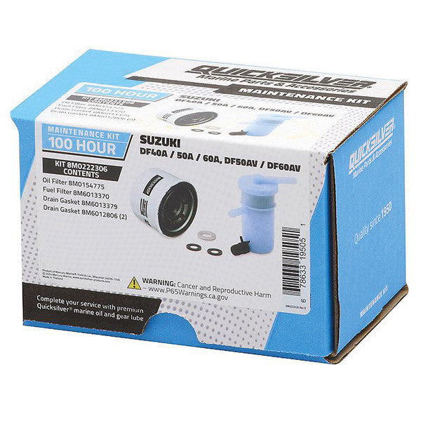 Quicksilver 8M0222306 100T Servicekit för Suzuki DF40A/50A/60A/DF50AV/DF60AV