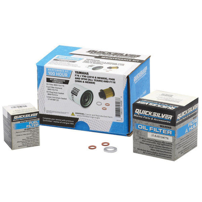 Quicksilver 8M0222222 100T Servicekit för Yamaha F75/F90, F90B & VF90 och F115