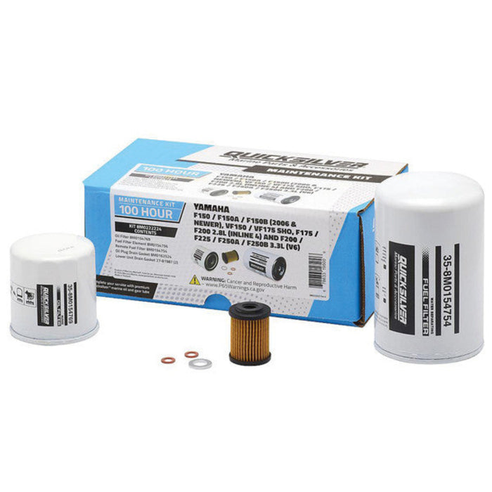 Quicksilver 8M0222224 100T Servicekit för Yamaha Diverse 150/175/200/225/250