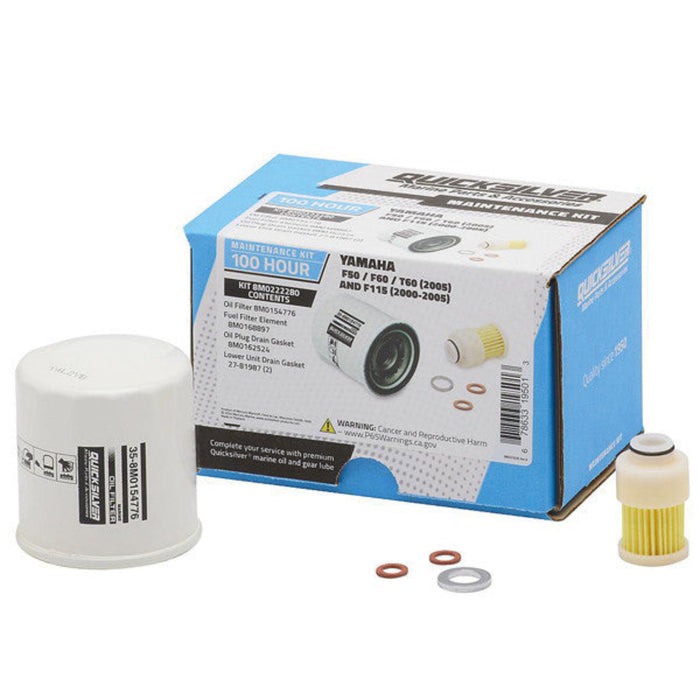 Quicksilver 8M0222280 100T Servicekit för Yamaha F50/F60/T60 och F115