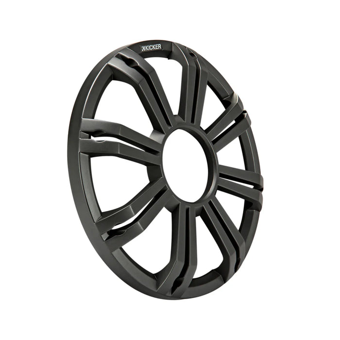 Kicker KMG Marine 10" LED Subwoofer Grill - Charcoal