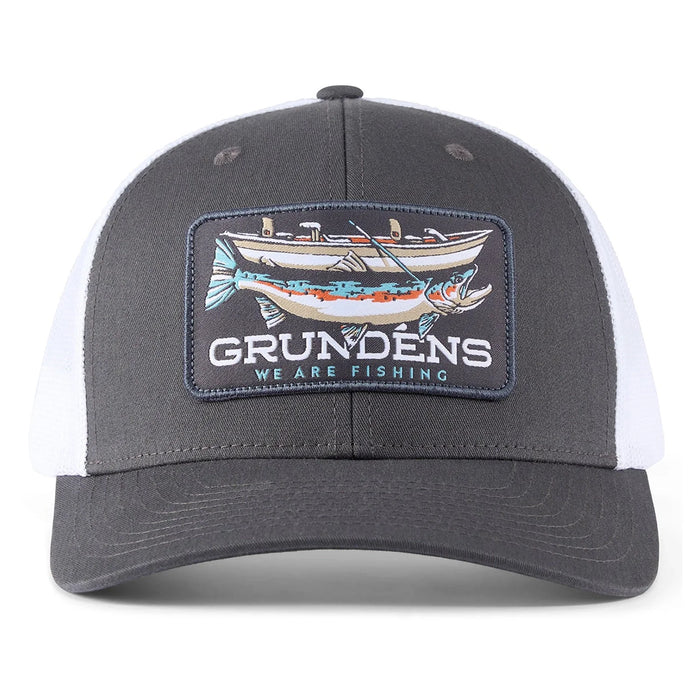 Grundéns Drift Boat Trucker Charcoal/White