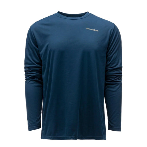 Grundéns Drift Boat LS Tech Tee Blue Abyss