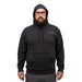 Grundens Displacement DWR Hoodie Logo Anchor Black