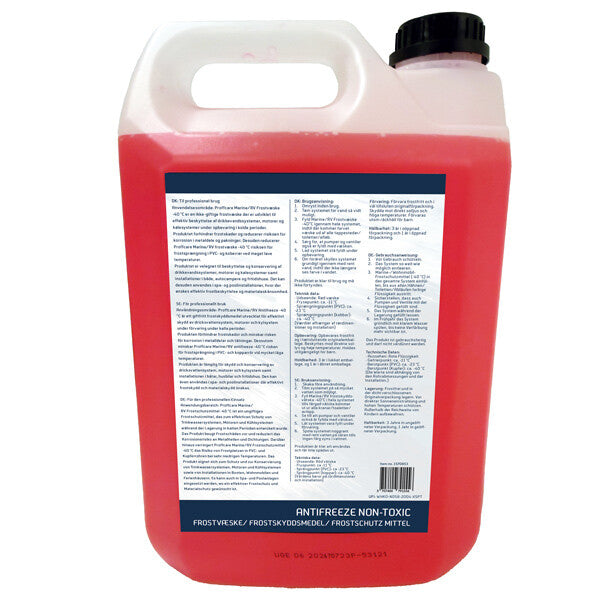 1852 Proffcare Marine/RV frostskyddsvätska –40 °C, 5 L