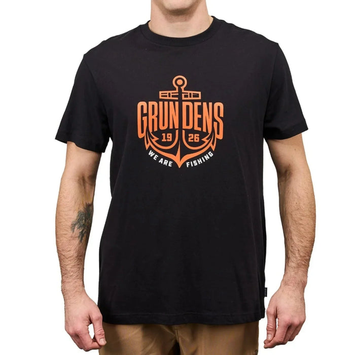 Grundéns Logo Anchor SS T-shirt Black