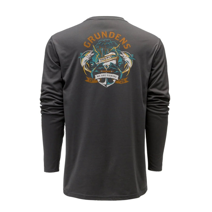 Grundéns Tuna Tattoo LS Tech Tee Anchor