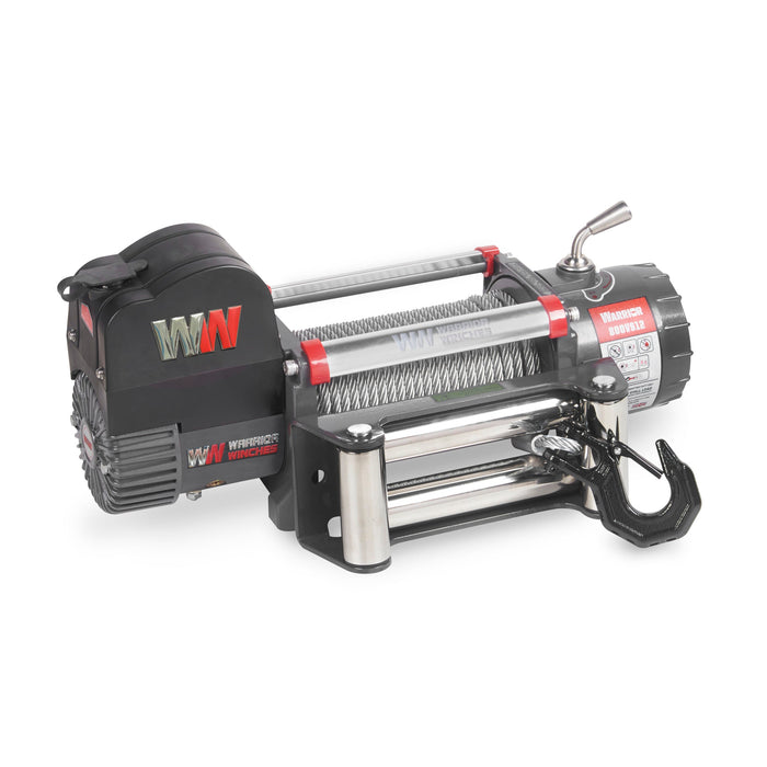 Warrior Winches Samurai 8000lb Premium Vinsch 12V - Stålvajer