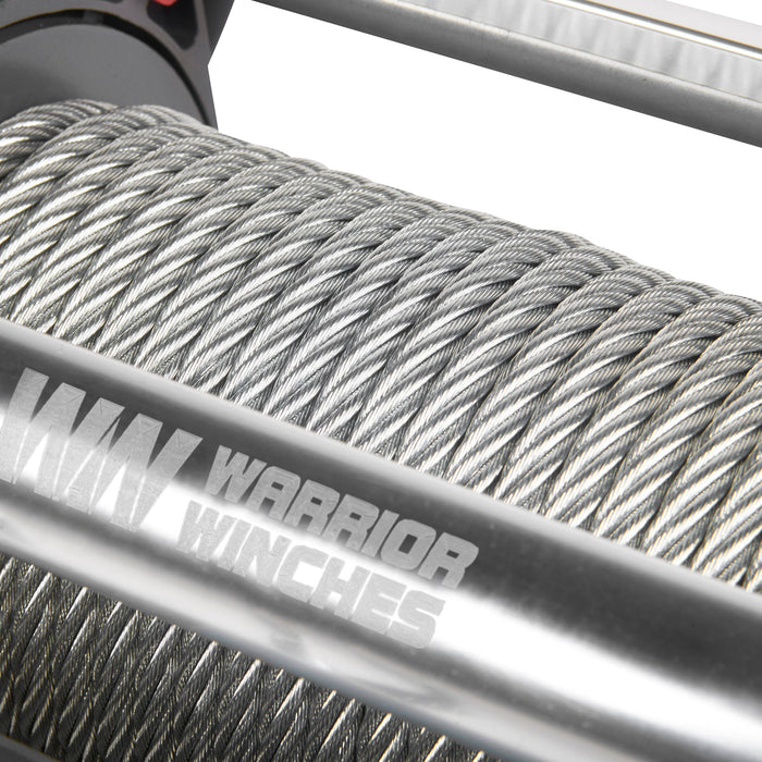 Warrior Winches Samurai 8000lb Premium Vinsch 12V - Stålvajer