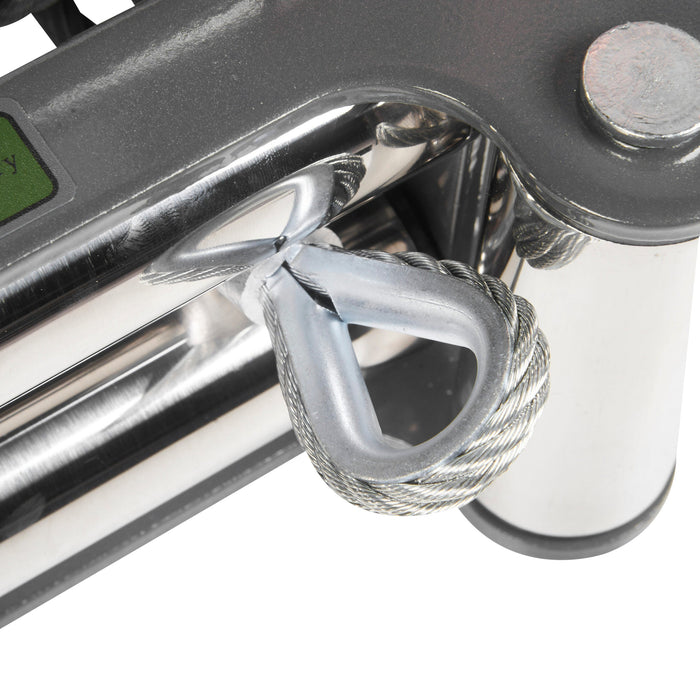 Warrior Winches Samurai 8000lb Premium Vinsch 12V - Stålvajer