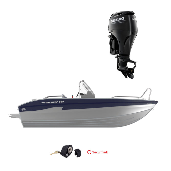 Linder 530 Arkip Suzuki Edition 2024 - Suzuki DF100BTL