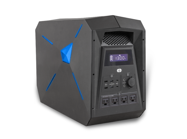 Marxon Power Station 2000W AC/DC/USB/Solar med 200W Power Station Solpanel