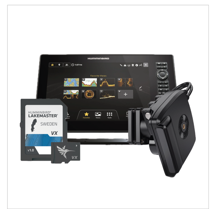 Humminbird XPLORE 12 CMSI+ inkl. givare + Mega Live 2 Paketdeal