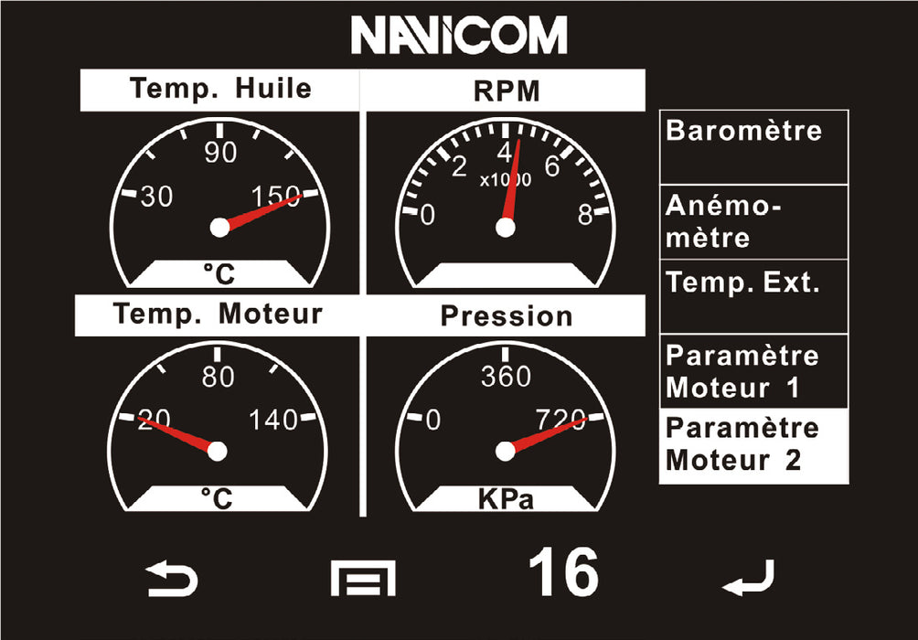 Navicom RT-1050 VHF N2K Touch