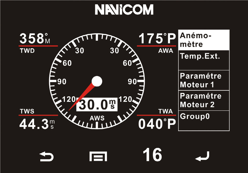 Navicom RT-1050 VHF N2K Touch