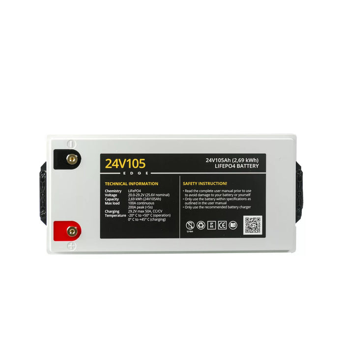 Rebelcell 24V105 EDGE LiFePO4 Batteri