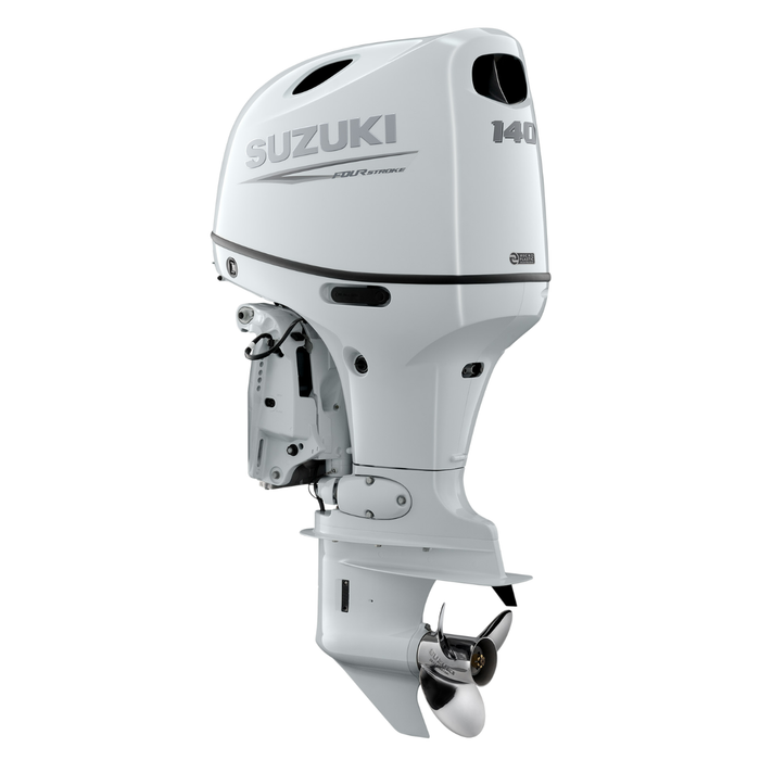 Suzuki DF 140 BTGL CW Utombordsmotor Lång Rigg Chrystal White