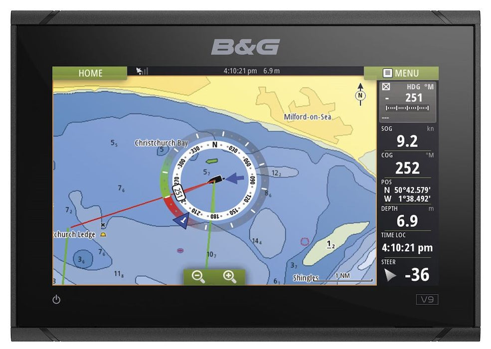 B&G Radarpaket Vulcan 9 plotter med HALO20 Radar - Paketdeal