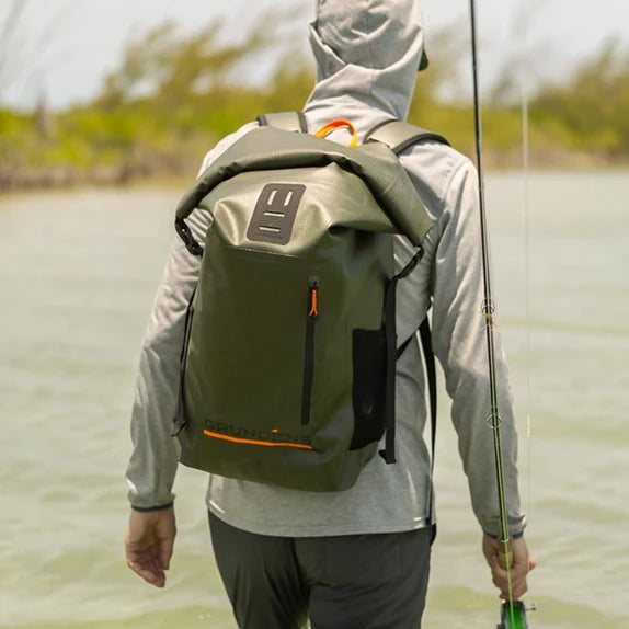 Grundéns Wayward Roll Top Backpack Deep Depths