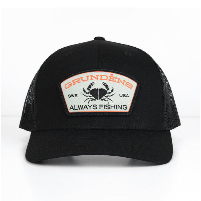 Grundens Always Fishing Trucker Black