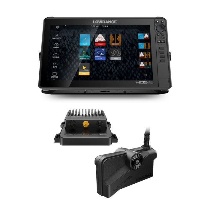 Lowrance HDS-16 LIVE with Active Imaging 3-in-1 + ActiveTarget 2 Live Sonar Paketdeal
