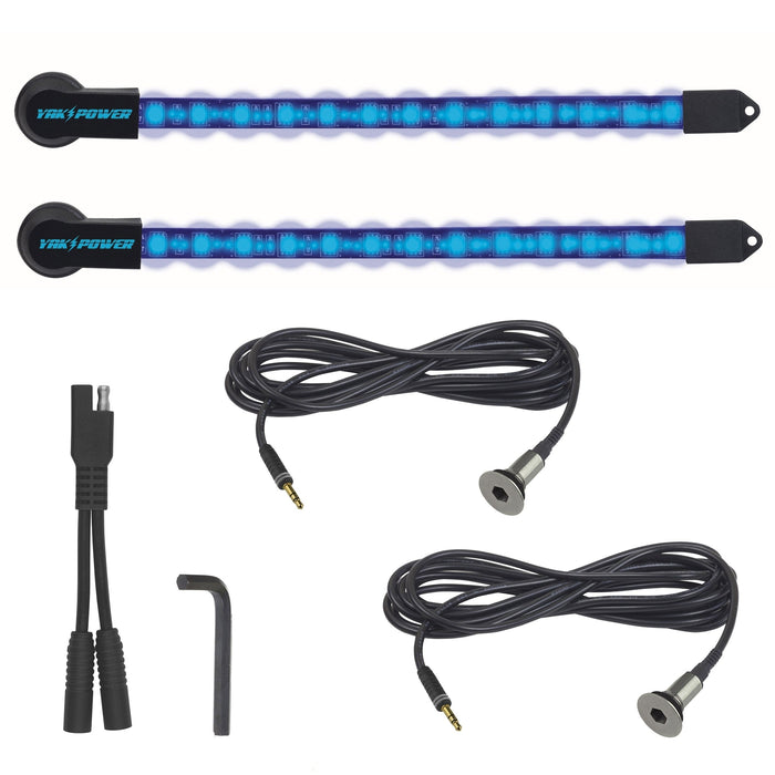 YAK-POWER 20" LED Light Kit, 2-Piece – Blue